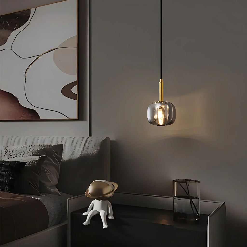 Copper Crystal Pendant Light Multiple Styles Available | Desfino