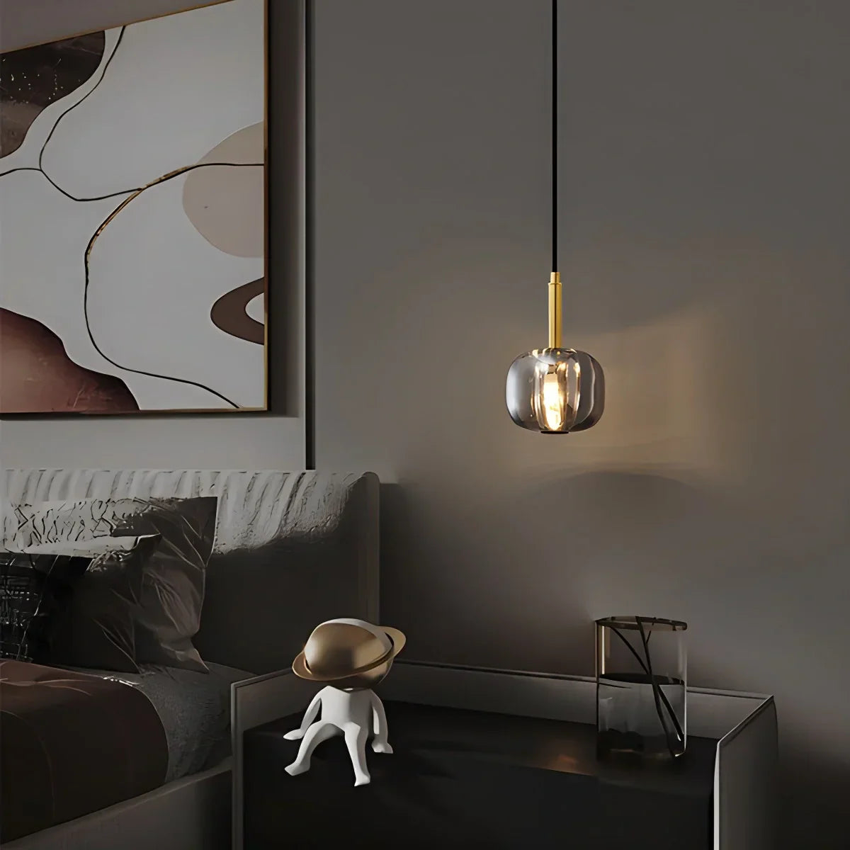 Copper Crystal Pendant Light Multiple Styles Available | Desfino