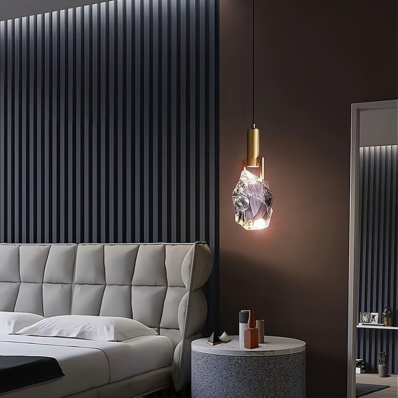 Copper Crystal Pendant Light Multiple Styles Available | Desfino