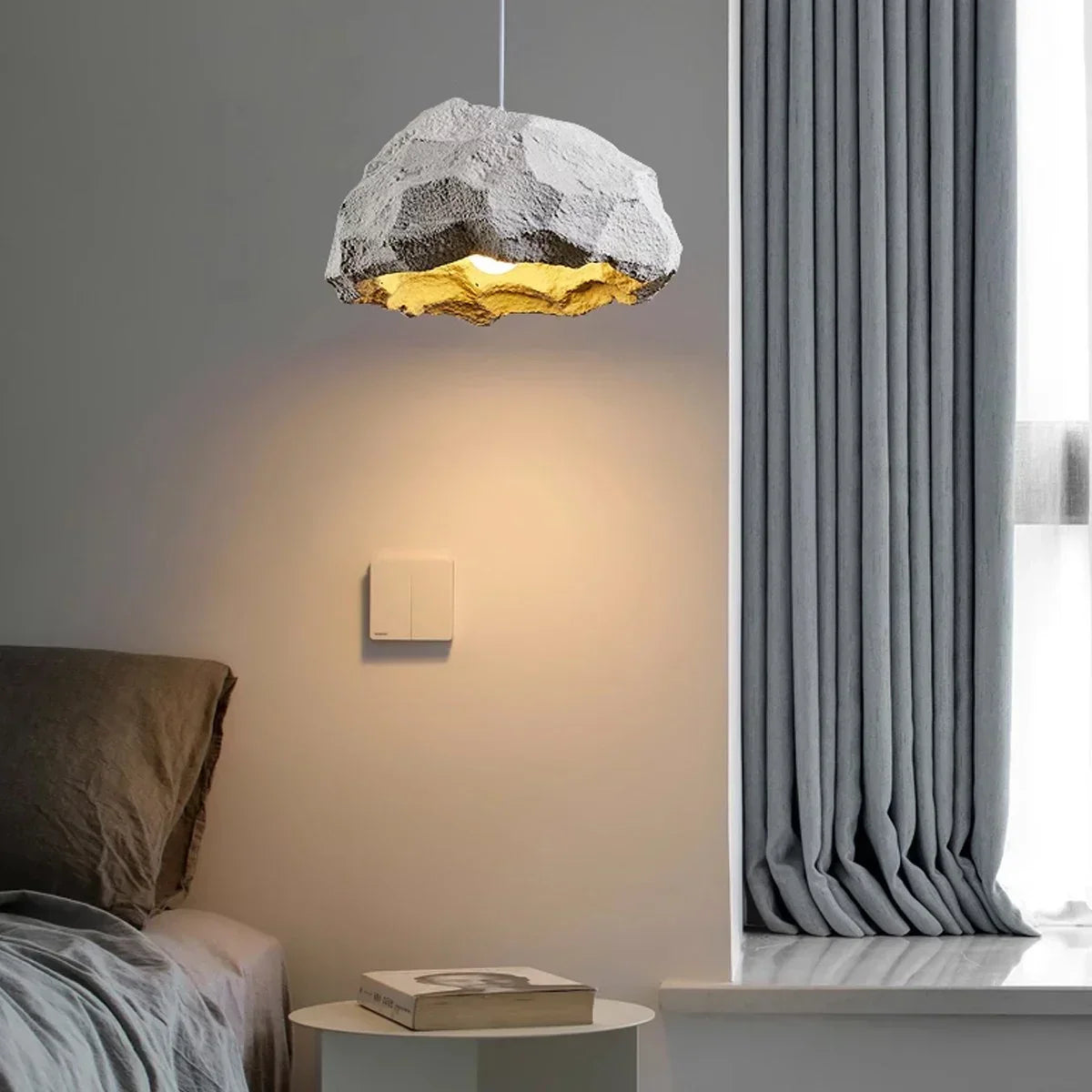 Kreative steinförmige Pendelleuchte für das Esszimmer | Desfino
