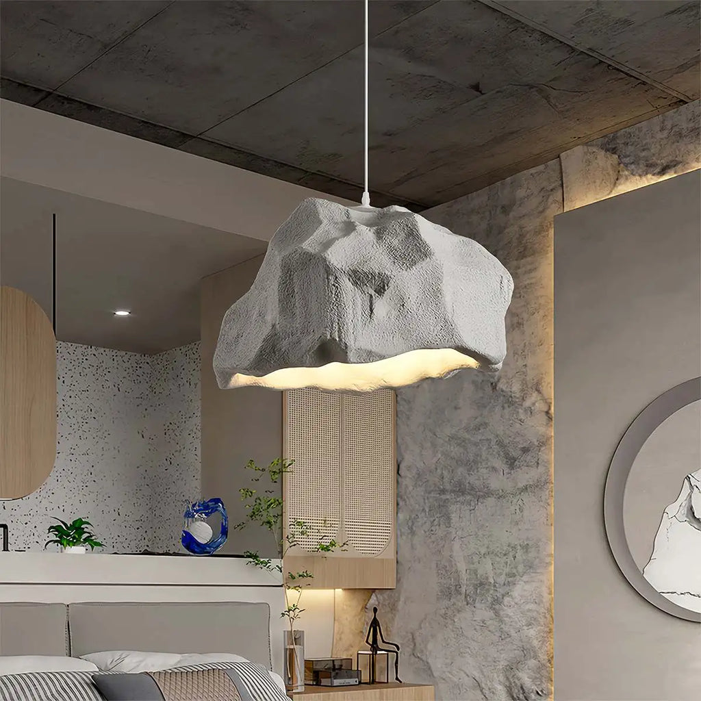 Kreative steinförmige Pendelleuchte für das Esszimmer | Desfino