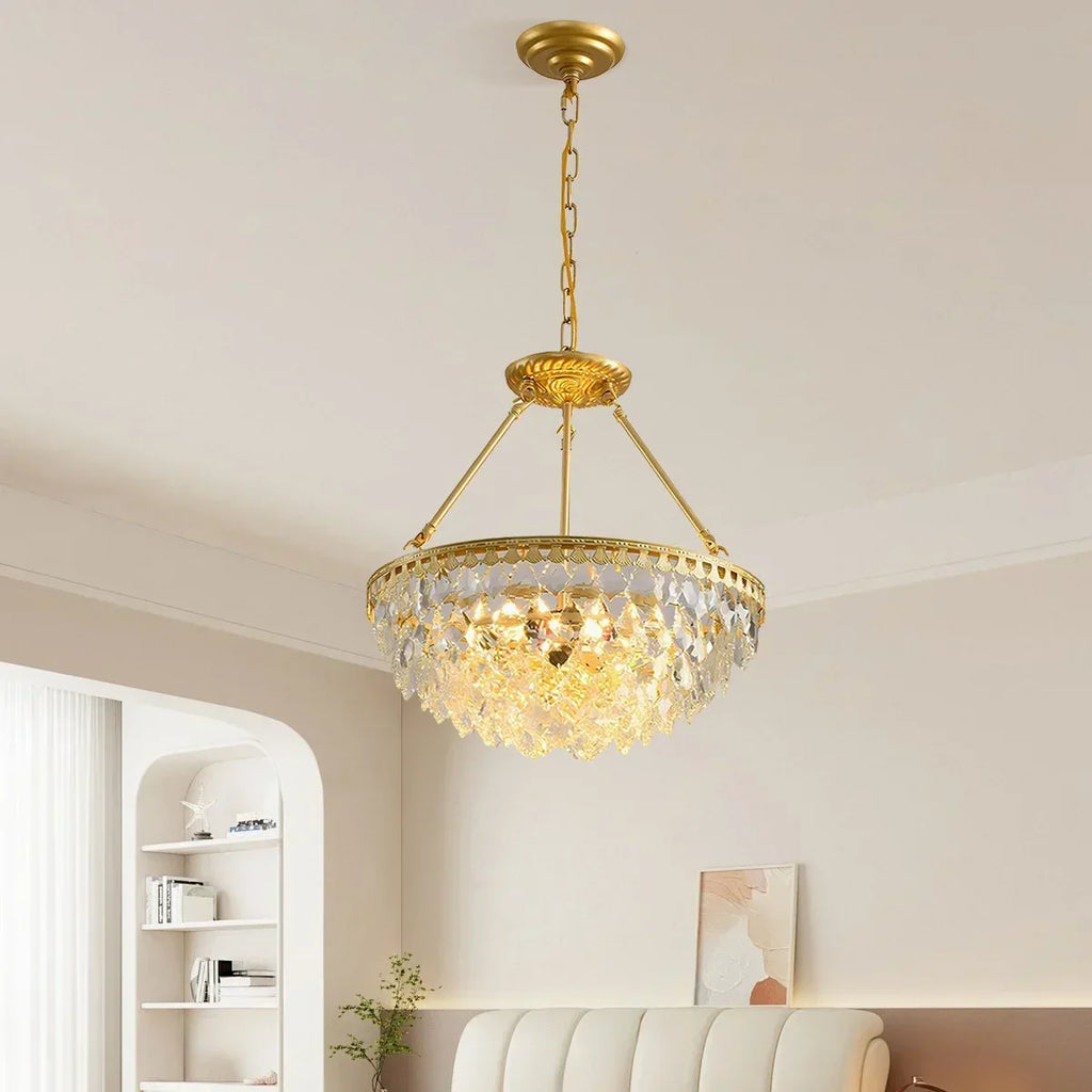 Crown Crystal Led Chandelier | Desfino