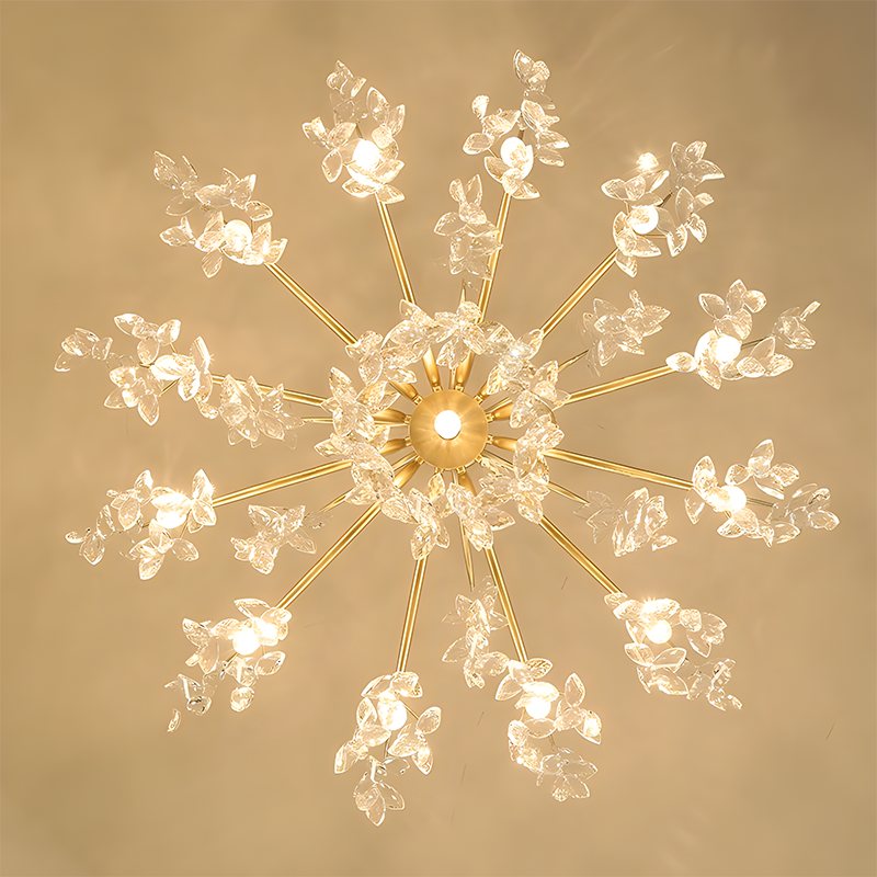 French Light Luxury Crystal Chandelier | Desfino