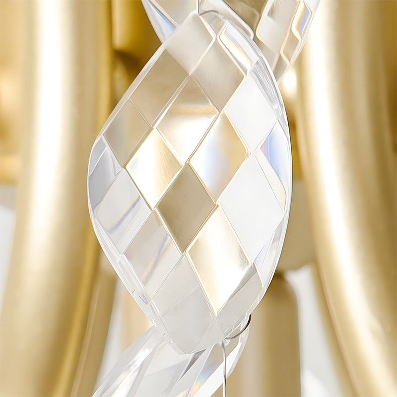 French Light Luxury Crystal Chandelier | Desfino