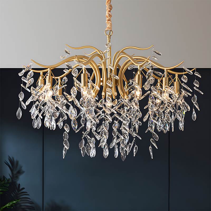 French Light Luxury Crystal Chandelier | Desfino