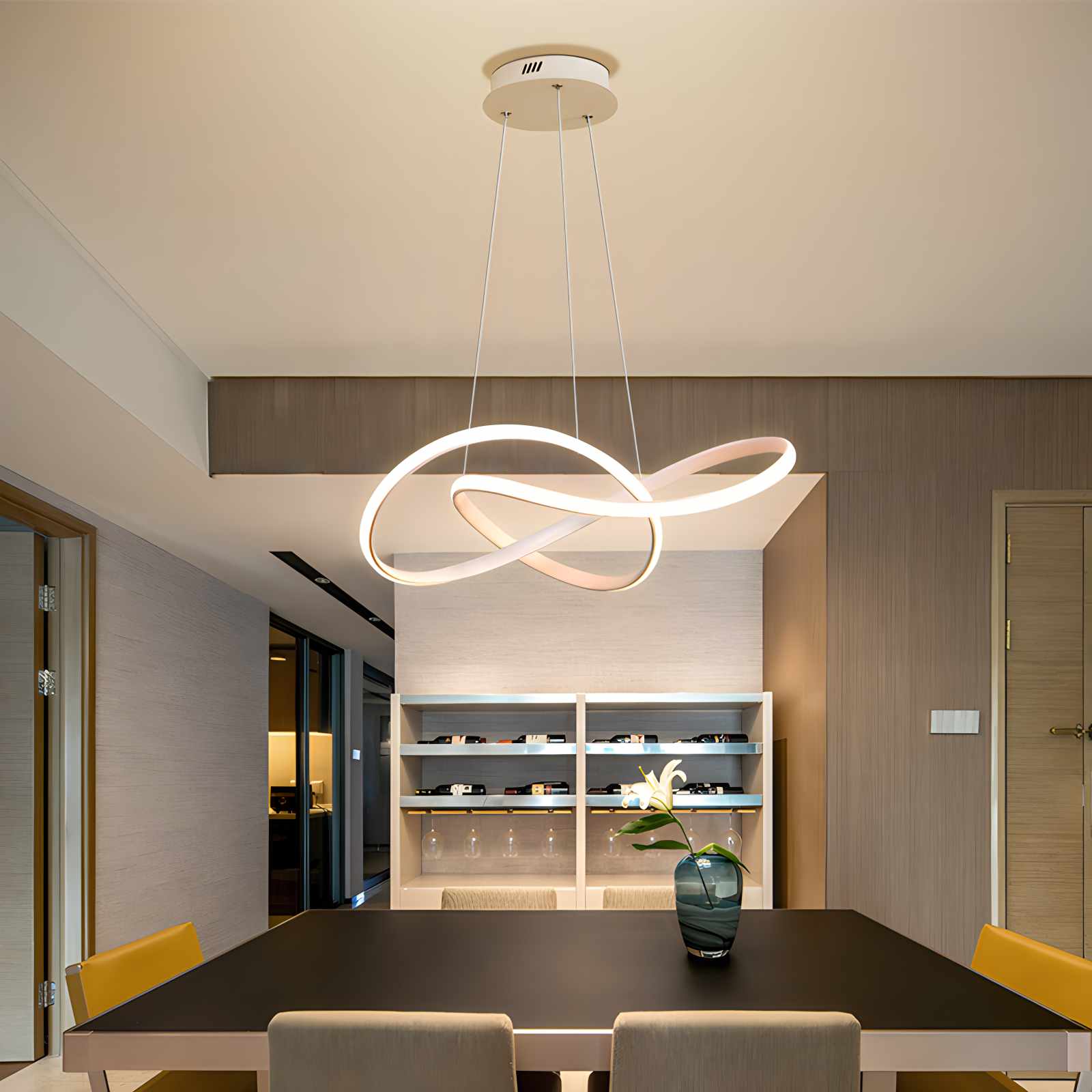 Creative Linear Chandelier for Dining Room | Desfino