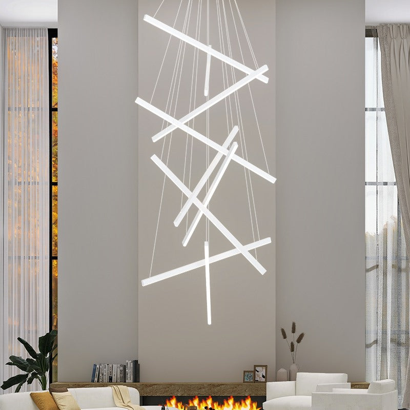 Custom Multi Light Sticks LED Chandelier | Desfino