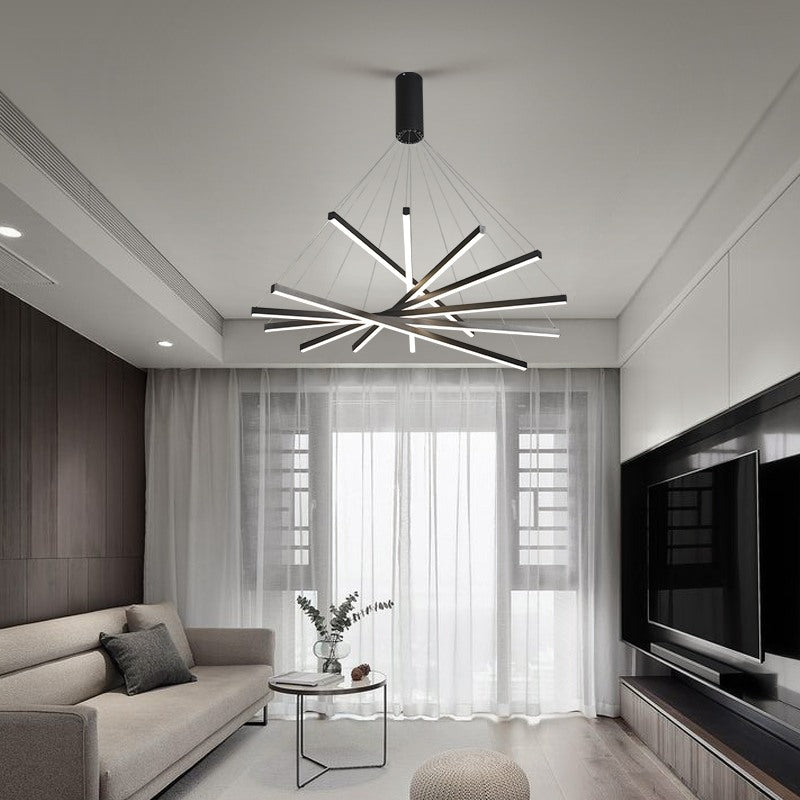 Custom Multi Light Sticks LED Chandelier | Desfino