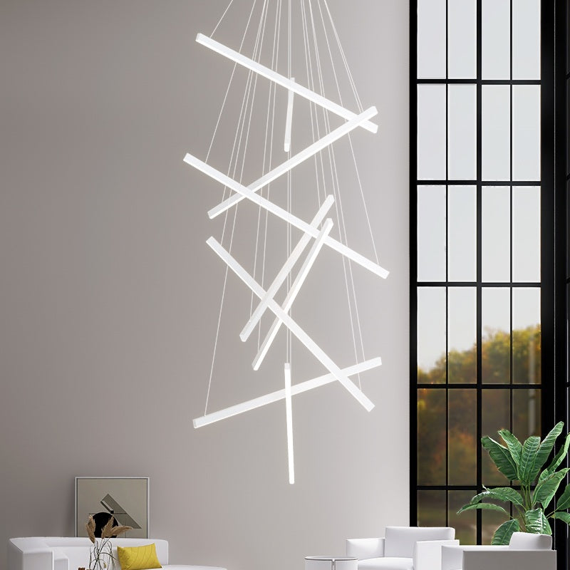 Custom Multi Light Sticks LED Chandelier | Desfino