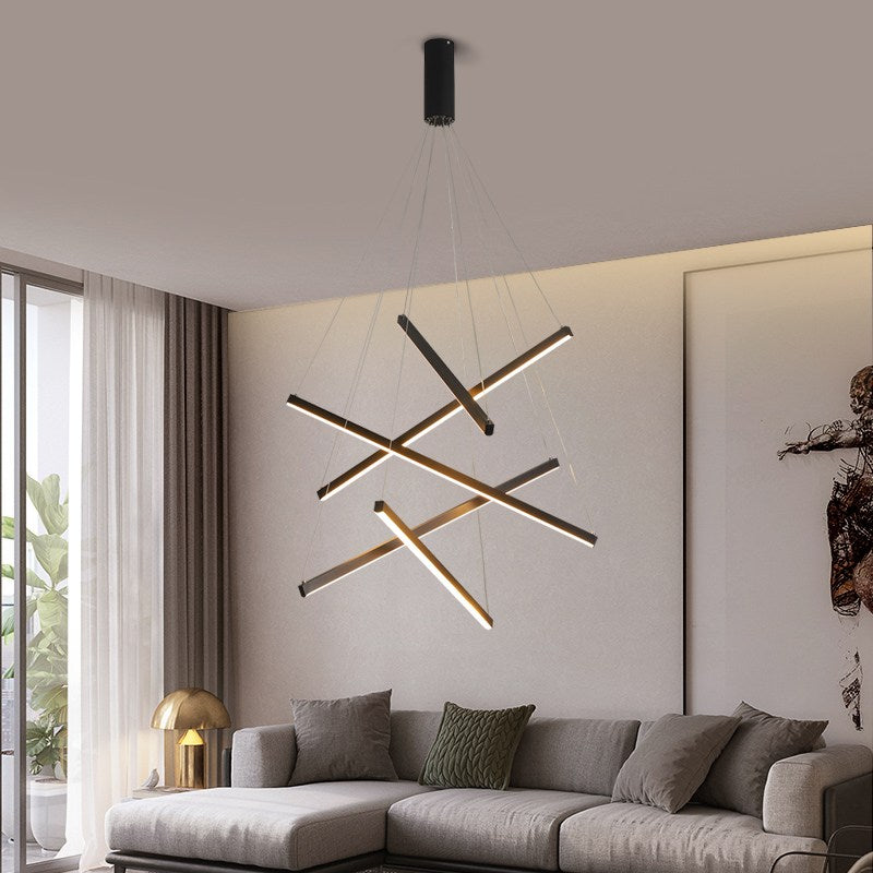 Custom Multi Light Sticks LED Chandelier | Desfino