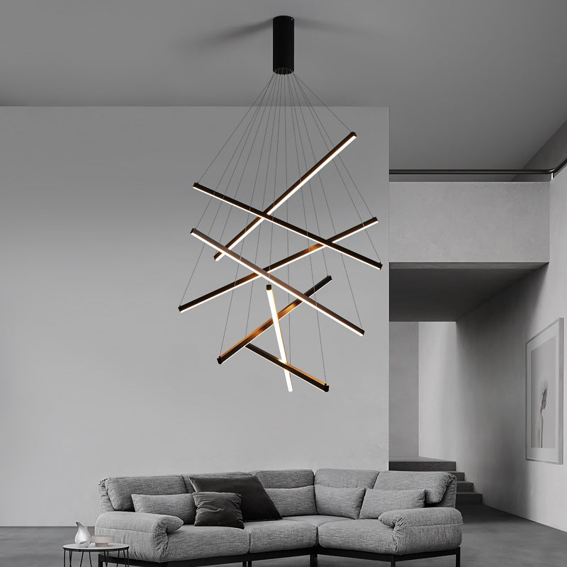 Custom Multi Light Sticks LED Chandelier | Desfino