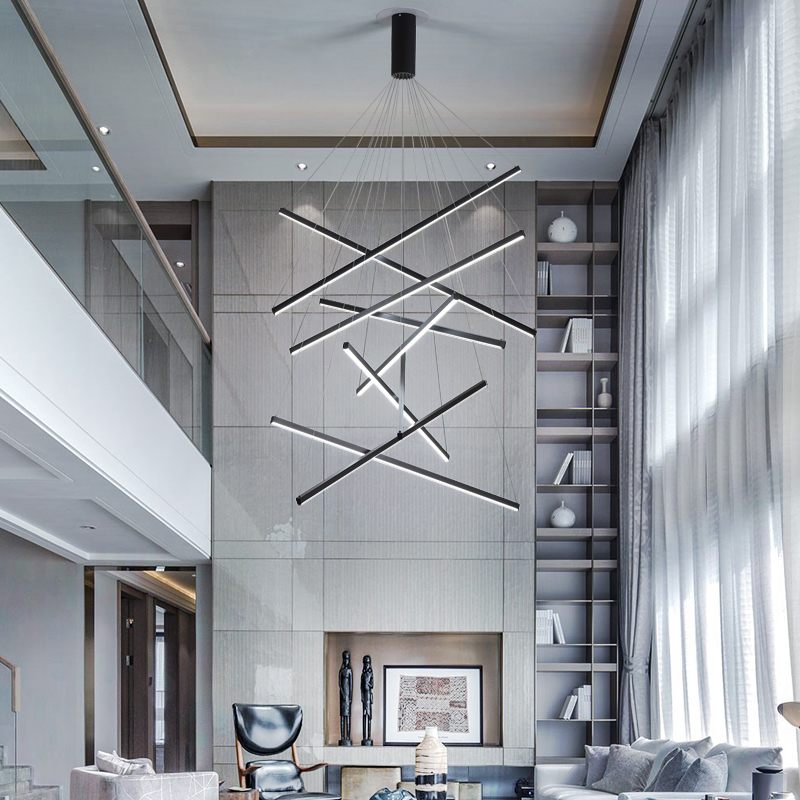 Custom Multi Light Sticks LED Chandelier | Desfino