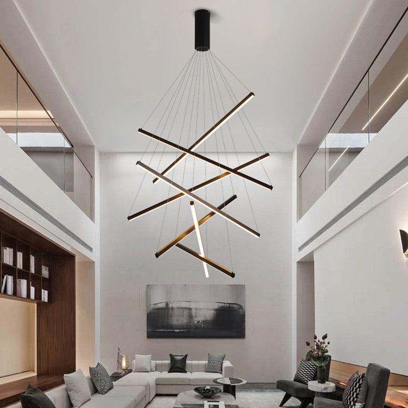 Custom Multi Light Sticks LED Chandelier | Desfino