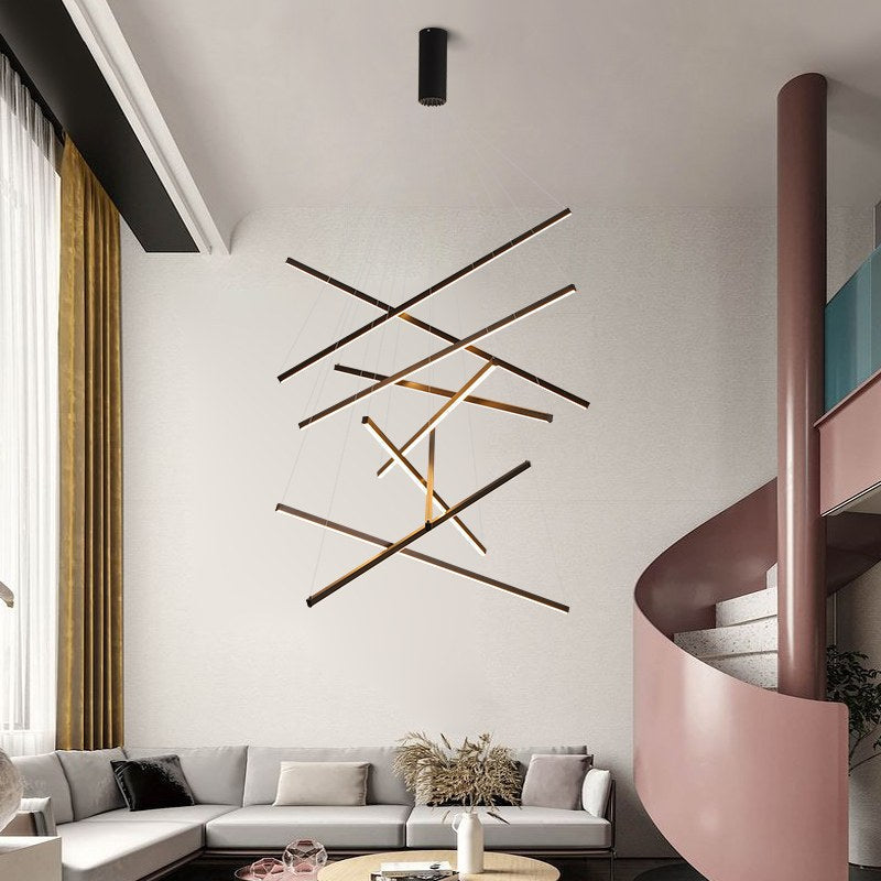 Custom Multi Light Sticks LED Chandelier | Desfino