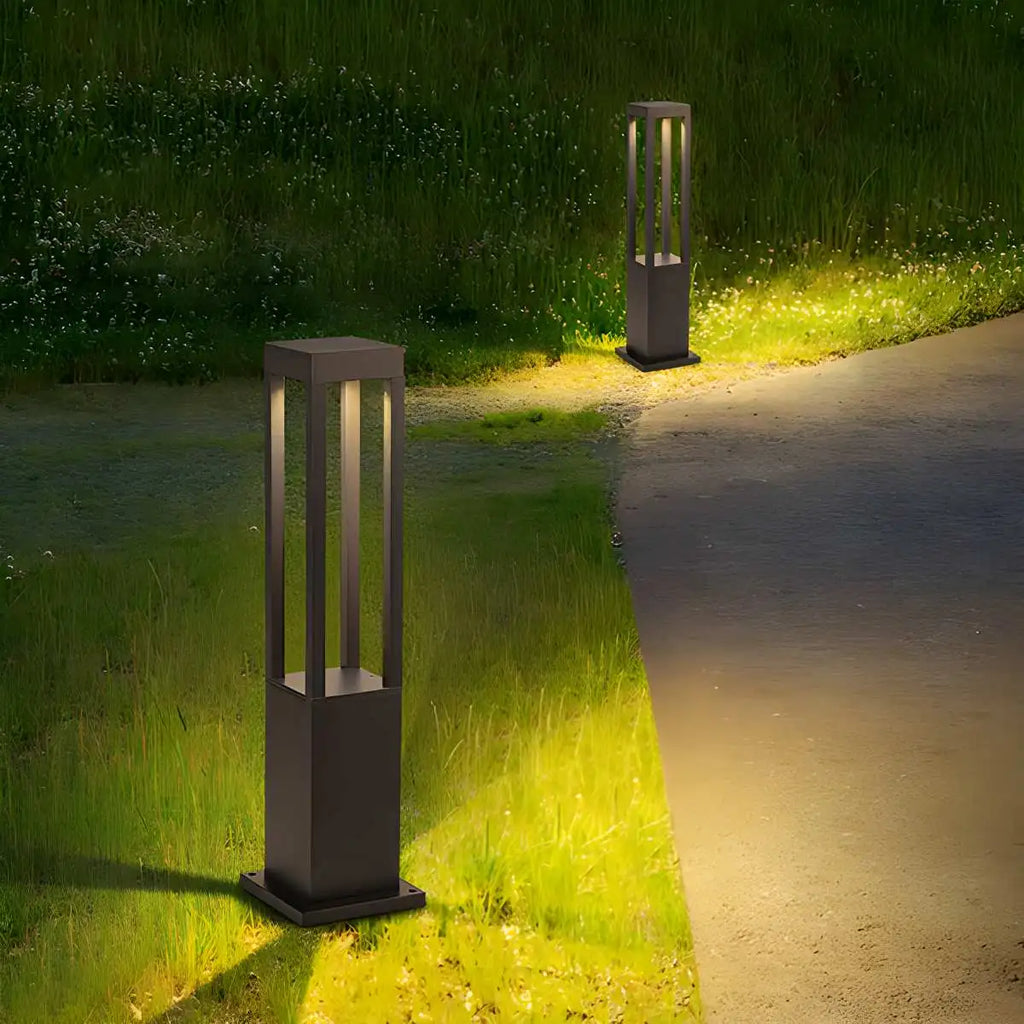 Cylindrical Lawn Outdoor Floor Lamp | Desfino