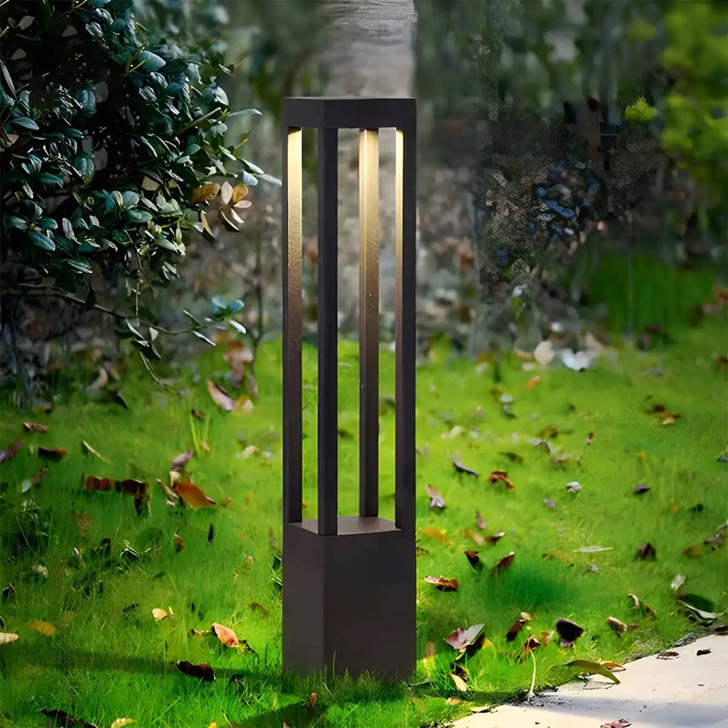 Cylindrical Lawn Outdoor Floor Lamp | Desfino