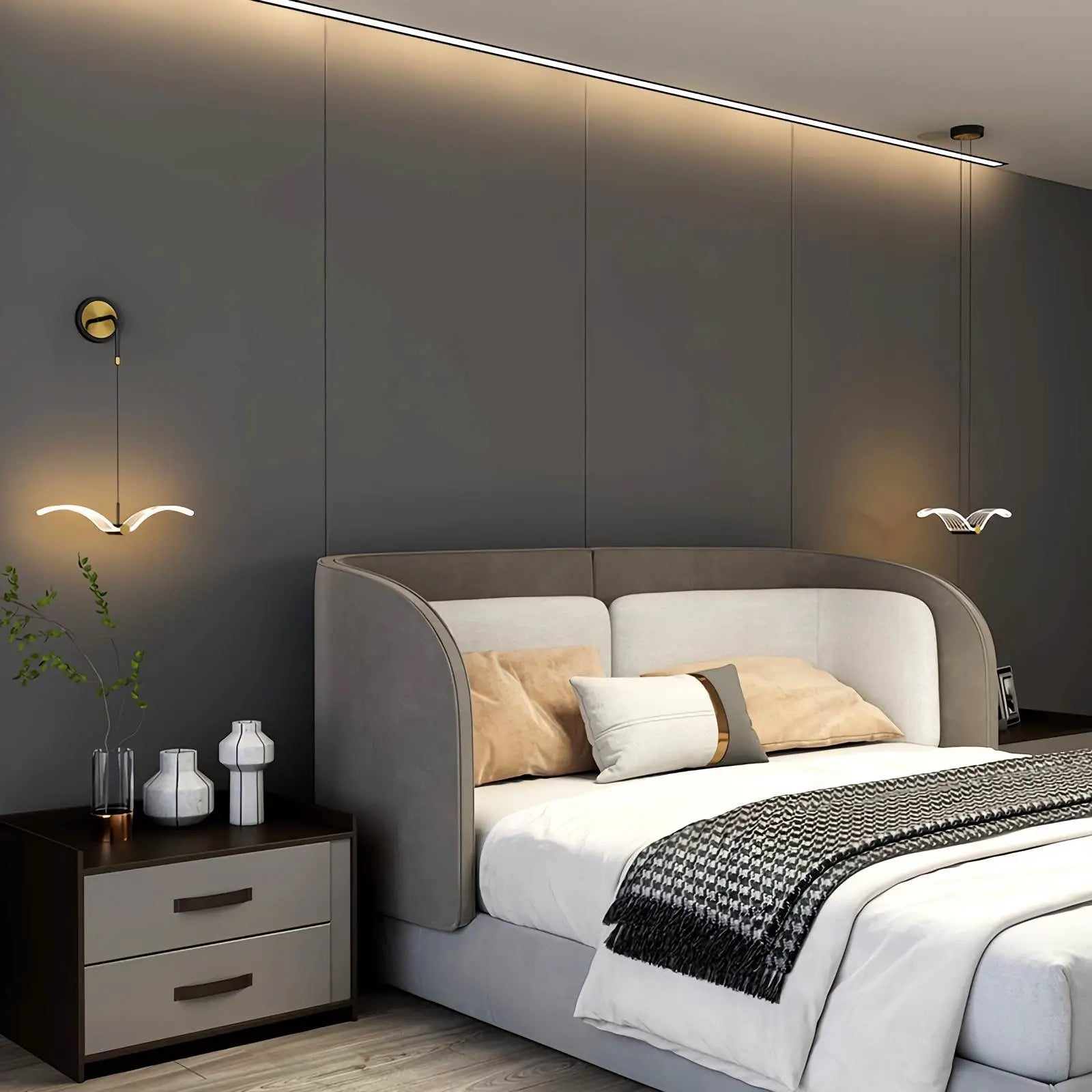 Personalized Seagull Home Wall Lamp Bedside Lamp | Desfino