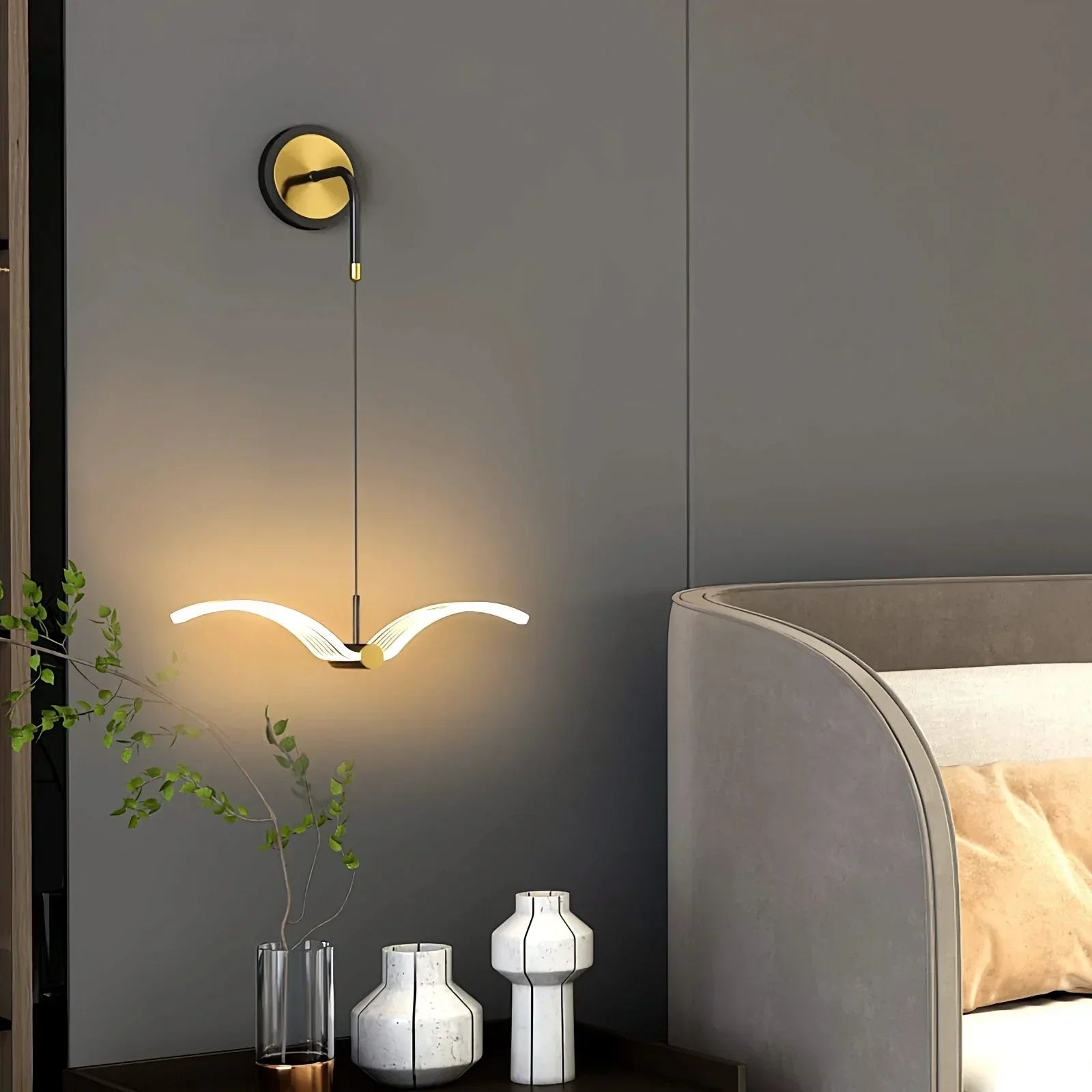 Personalized Seagull Home Wall Lamp Bedside Lamp | Desfino