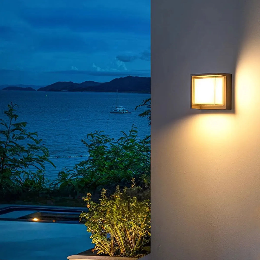 Double-Layer PC Protective Outdoor Wall Light | Desfino