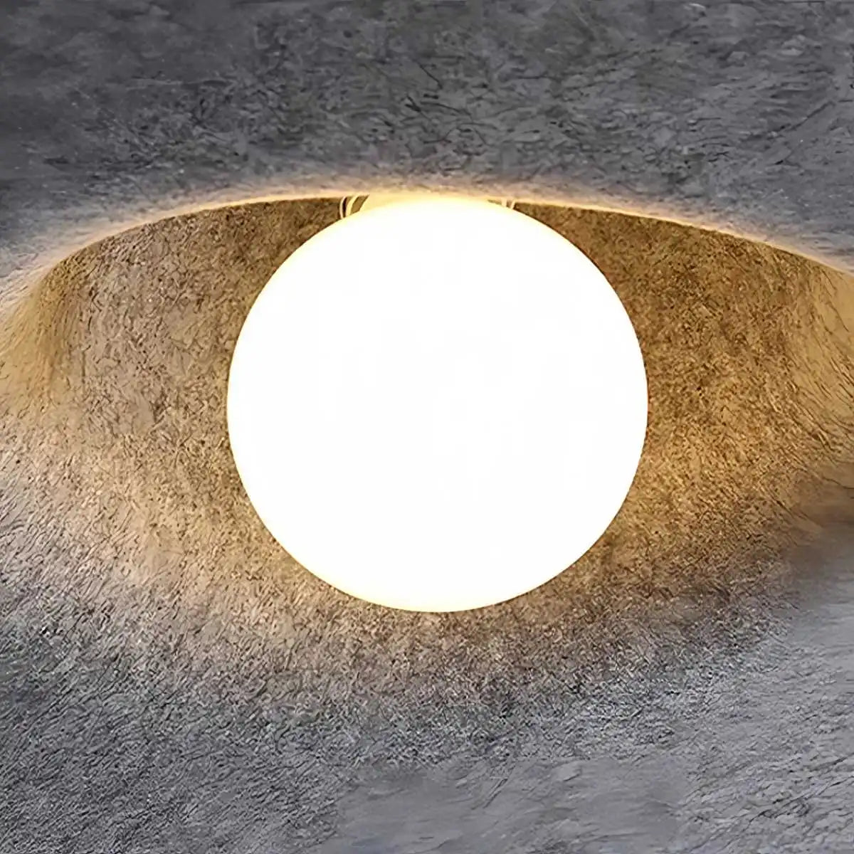 Eggshell Acoustic Pendent Light for Office | Desfino