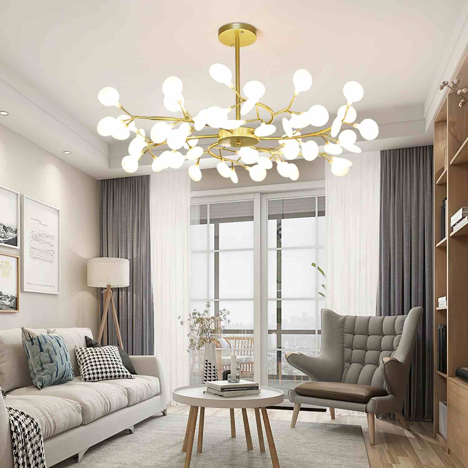 Firefly Sputnik LED Chandelier | Desfino