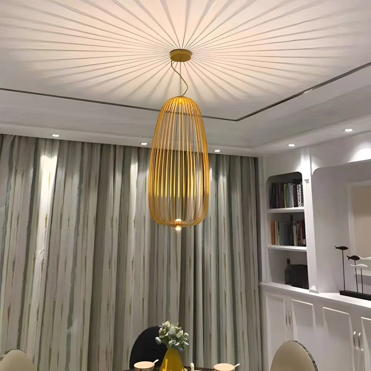 Foscarini Spokes Pendelleuchte in Vogelkäfigform | Desfino