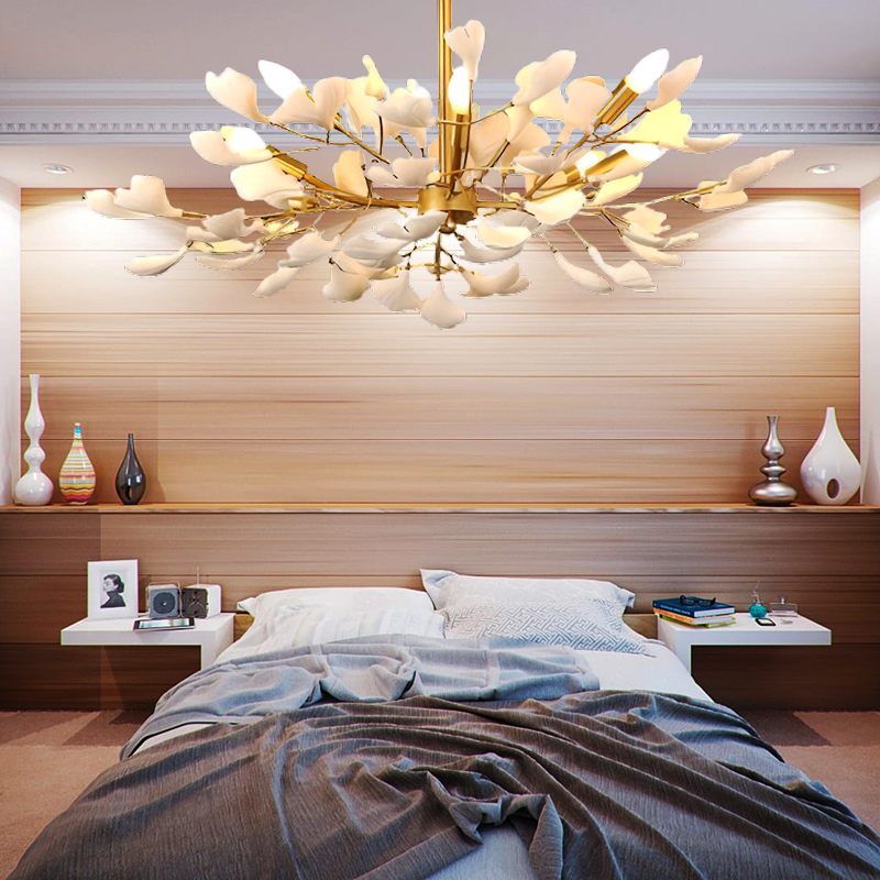 Ginkgo Chandelier-A for Bedroom Living Room | Desfino