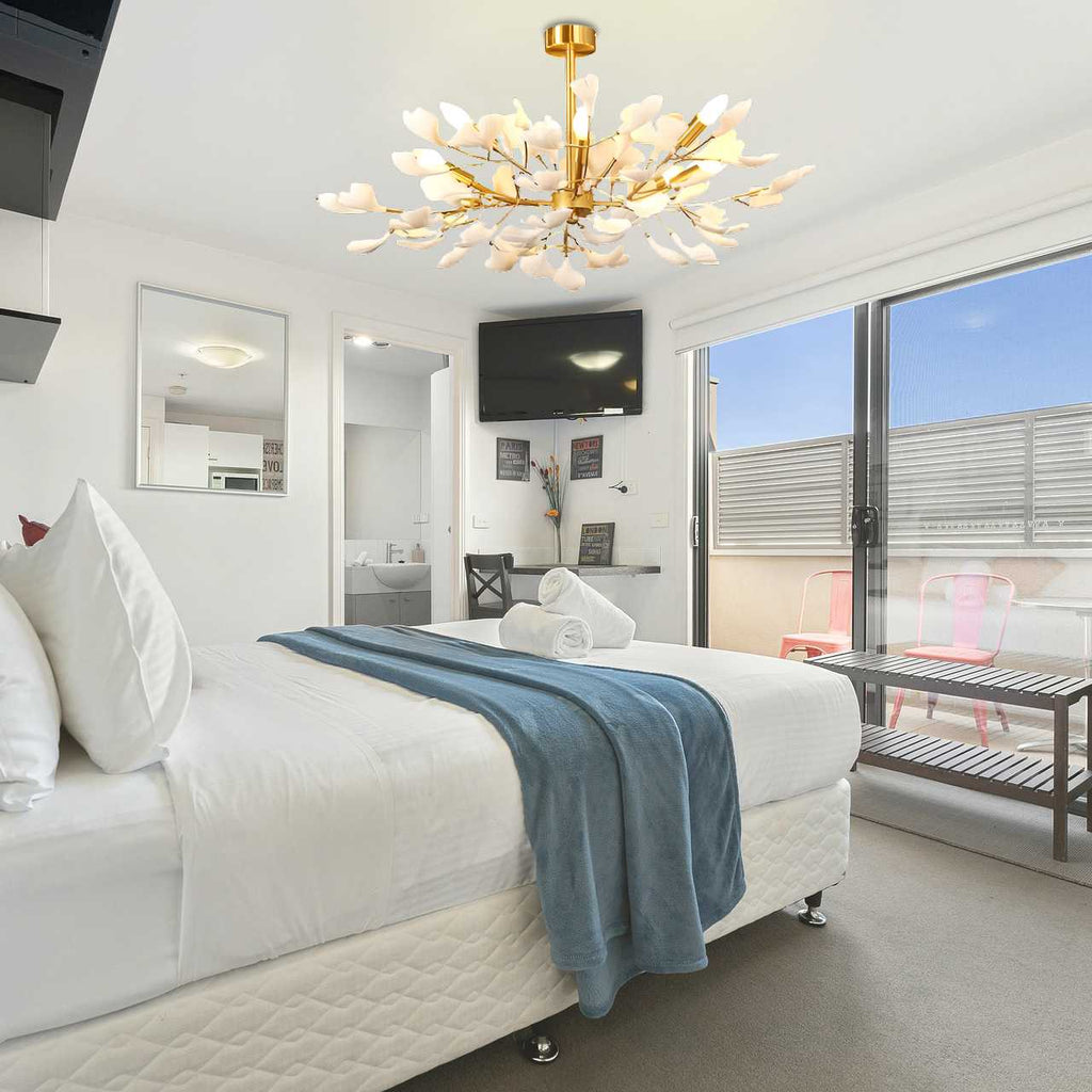Ginkgo Chandelier-A for Bedroom Living Room | Desfino