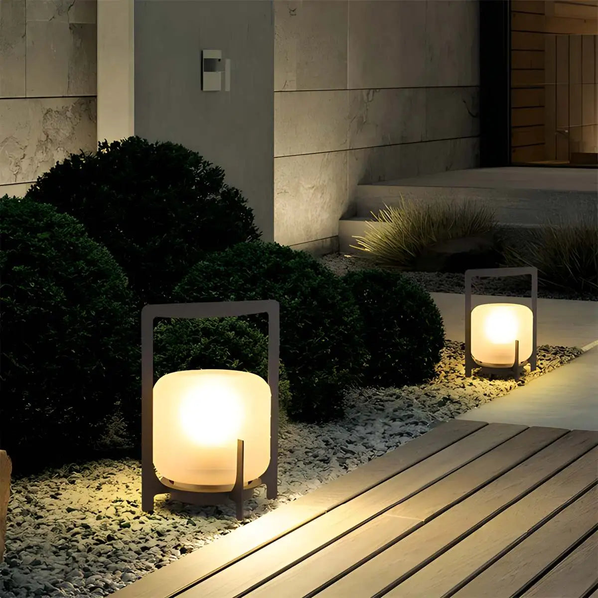 Solar-Glaslaterne für den Außenbereich und Garten | Desfino