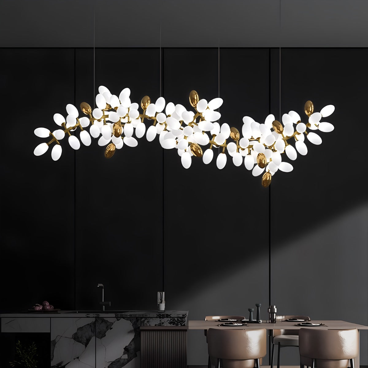 Nordic Grape Shape Chandelier | Desfino