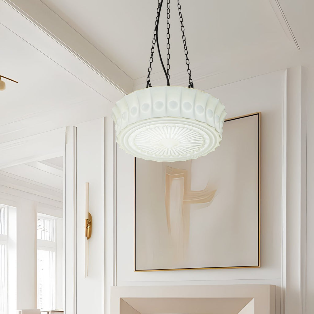Hailie Vintage French Dome Pendant Light for Living Room | Desfino
