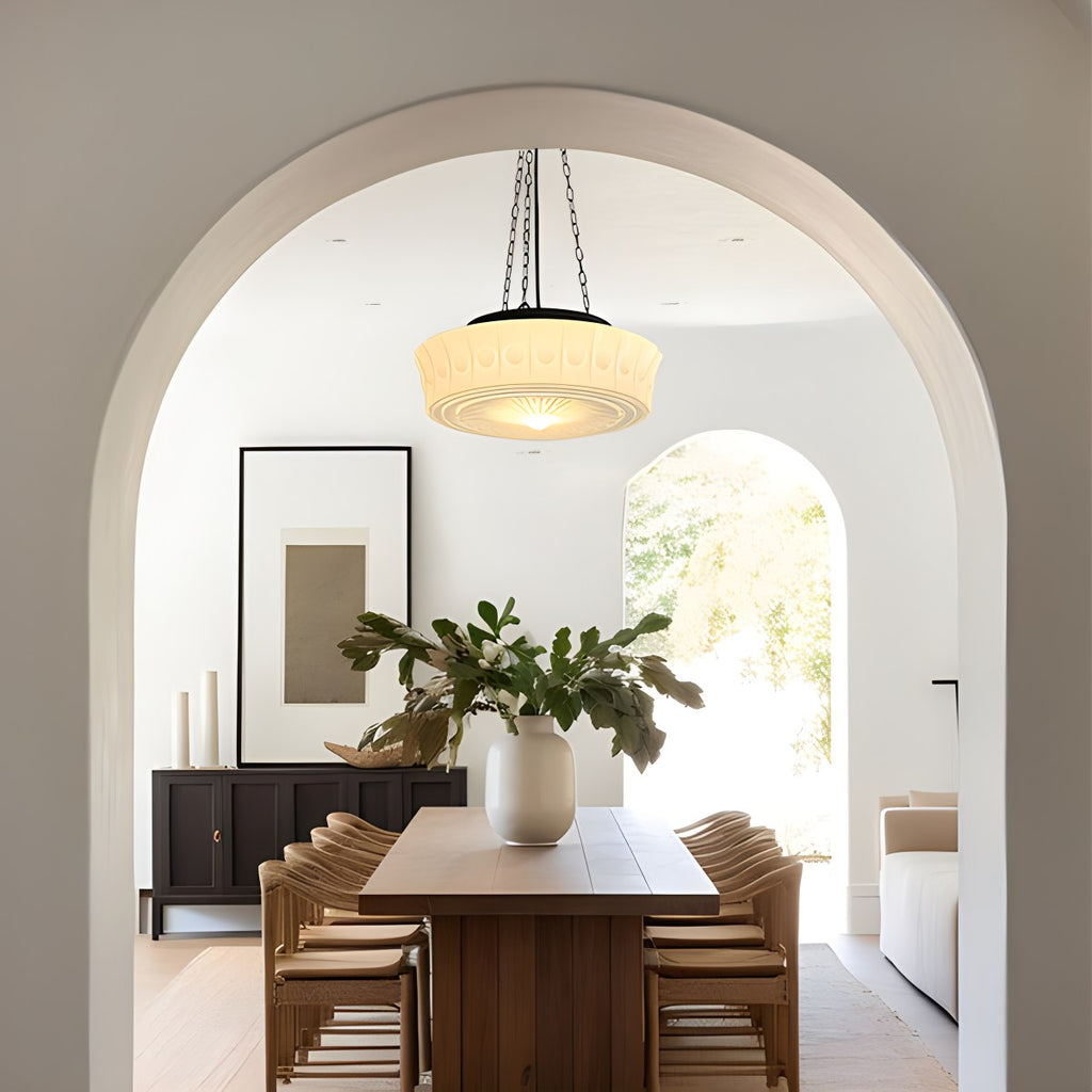 Hailie Vintage French Dome Pendant Light for Living Room | Desfino