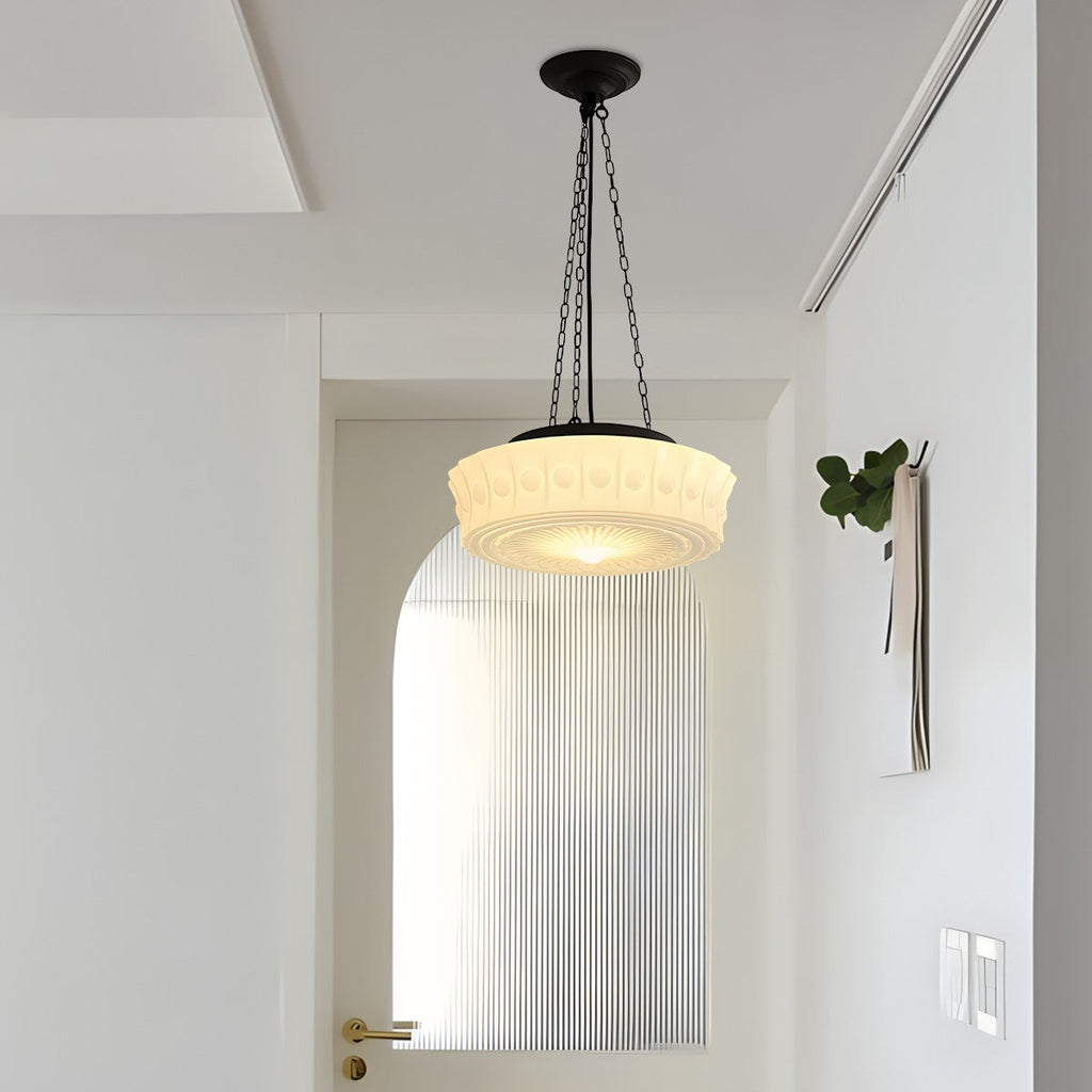 Hailie Vintage French Dome Pendant Light for Living Room | Desfino