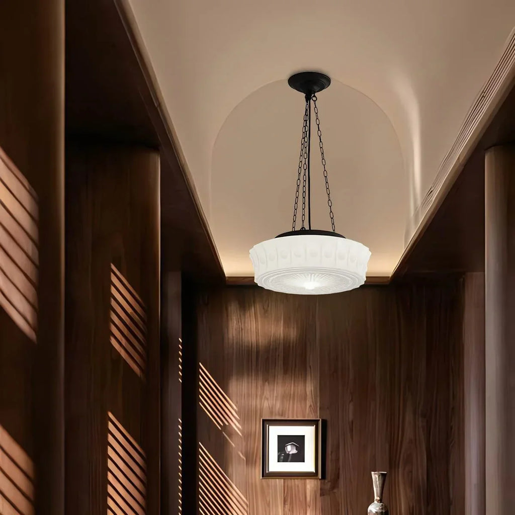 Hailie Vintage French Dome Pendant Light for Living Room | Desfino