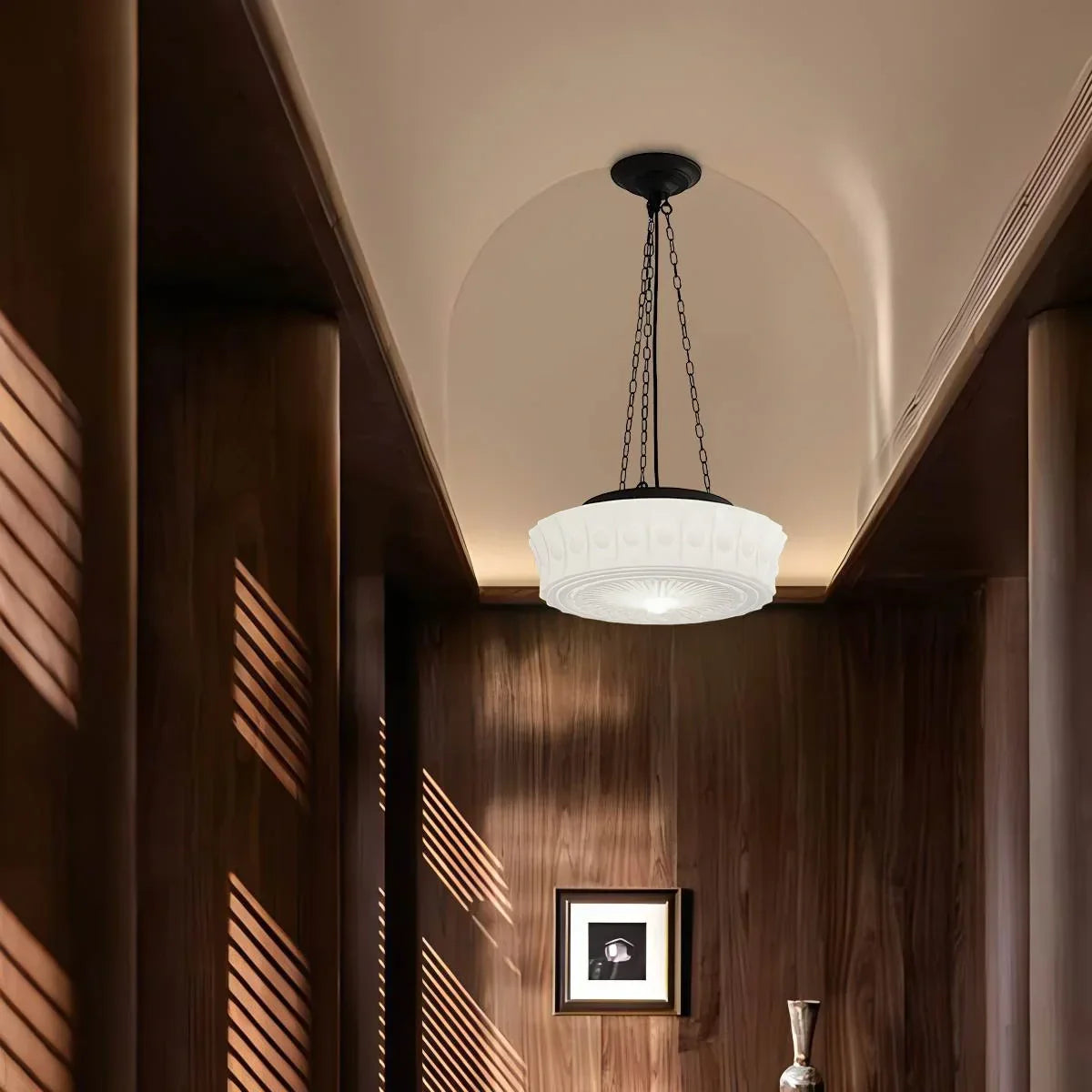 Hailie Vintage French Dome Pendant Light for Living Room | Desfino