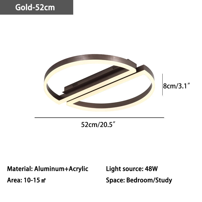 Half Round Ceiling Light for Bedroom | Desfino