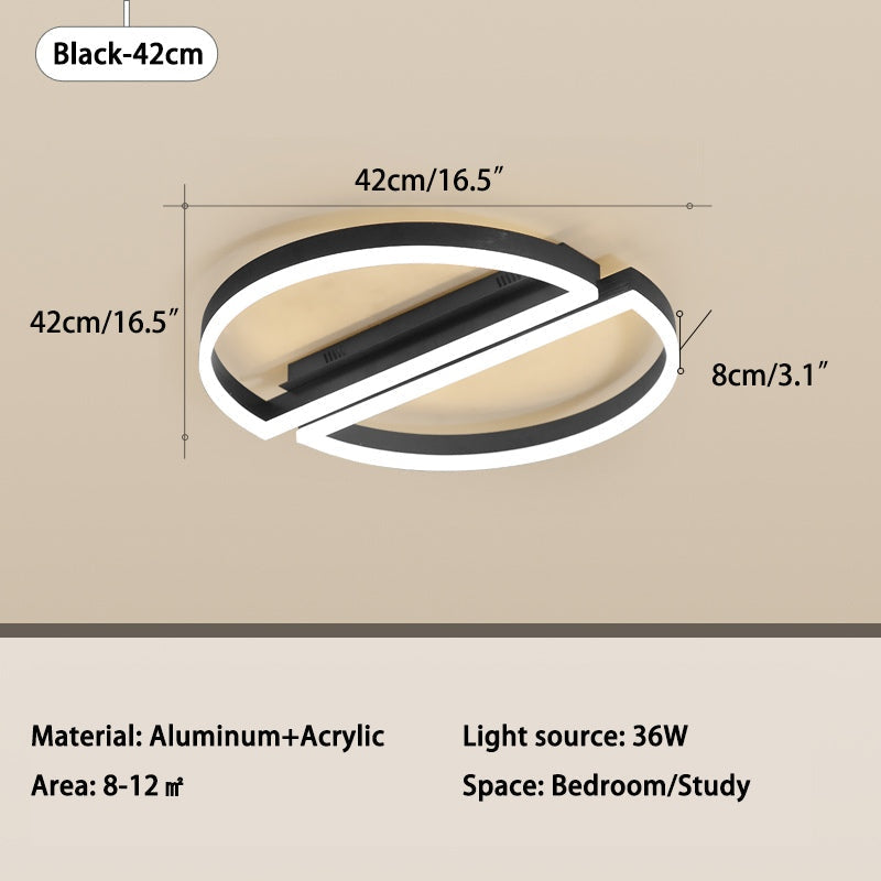 Half Round Ceiling Light for Bedroom | Desfino