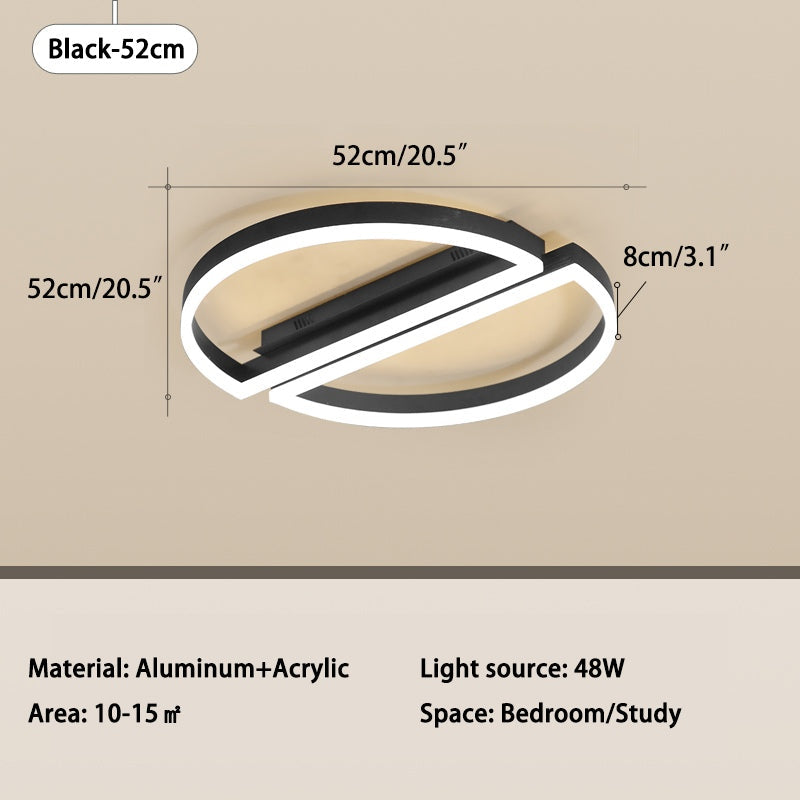 Half Round Ceiling Light for Bedroom | Desfino