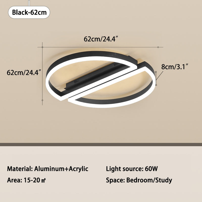 Half Round Ceiling Light for Bedroom | Desfino