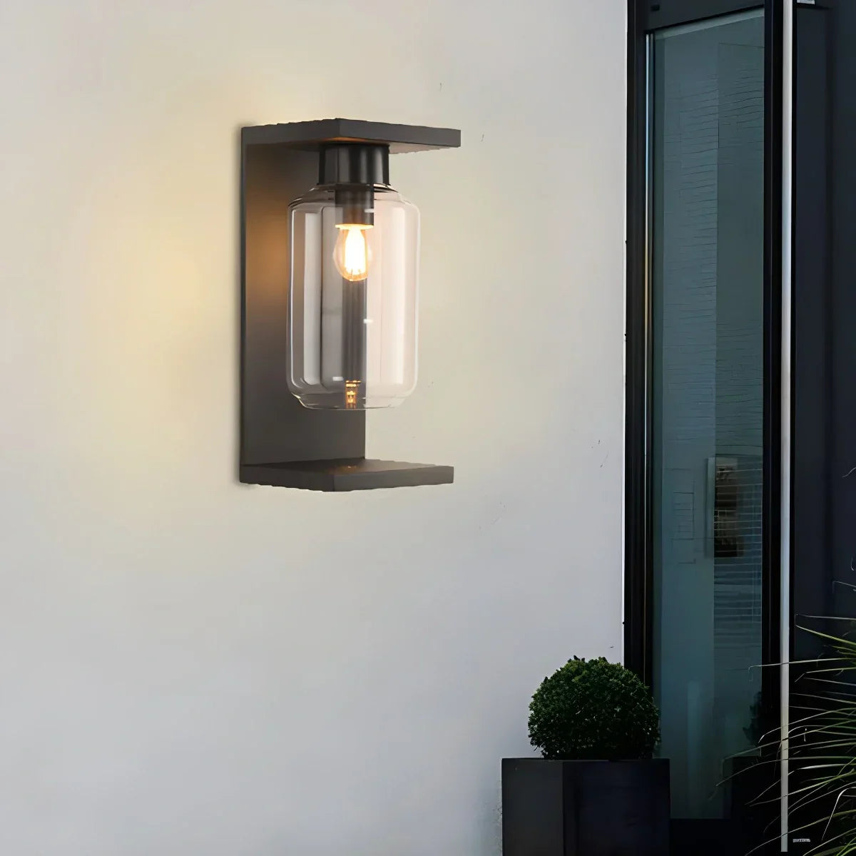 Outdoor Lantern Cover Glass Wall Lamp | Desfino