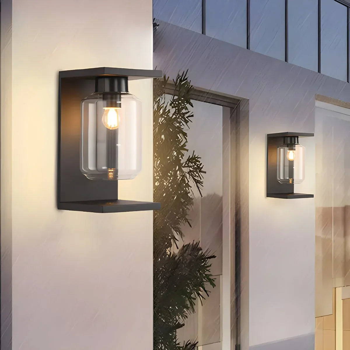 Outdoor Lantern Cover Glass Wall Lamp | Desfino