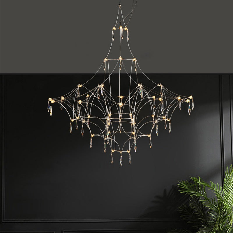 Adjustable Large Creativity Crystal Chandelier | Desfino