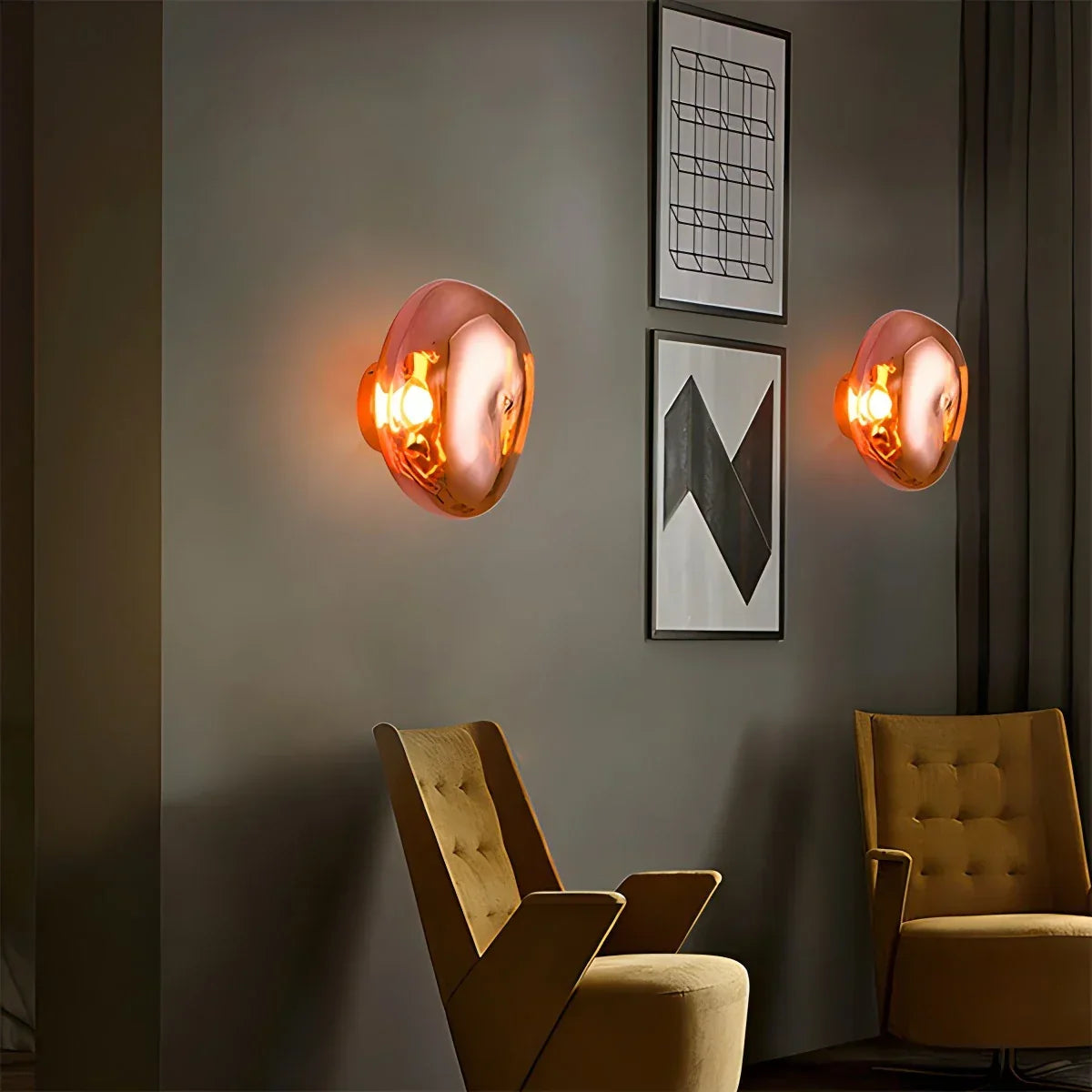 Lava-Wandleuchte fürs Schlafzimmer und Wohnzimmer | Desfino