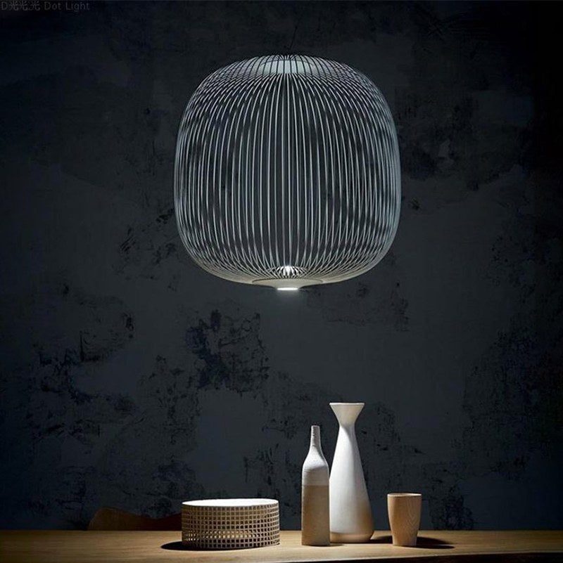 Foscarini Spokes Pendelleuchte in Vogelkäfigform | Desfino