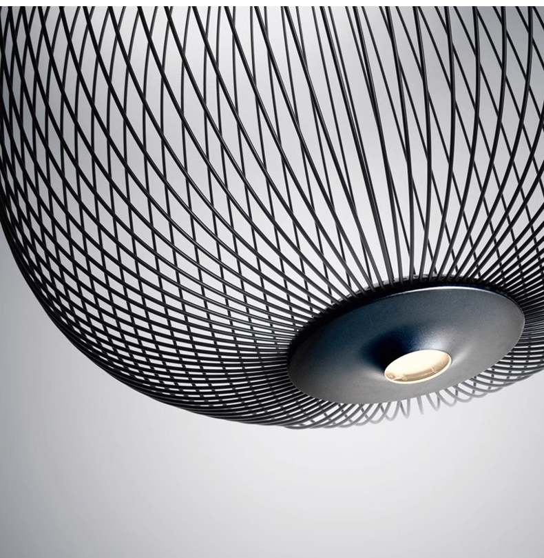Foscarini Spokes Pendelleuchte in Vogelkäfigform | Desfino