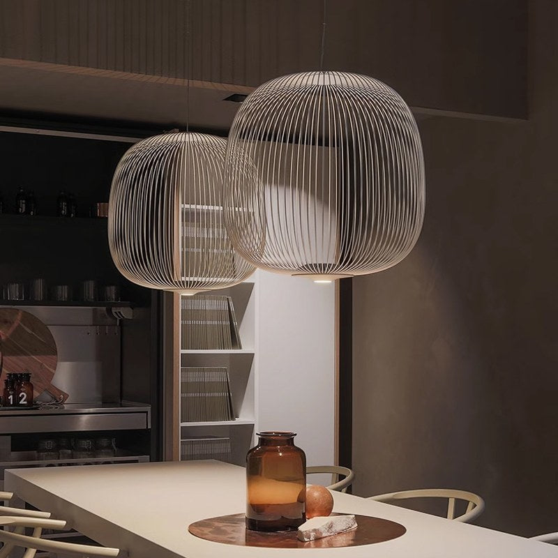 Foscarini Spokes Pendelleuchte in Vogelkäfigform | Desfino