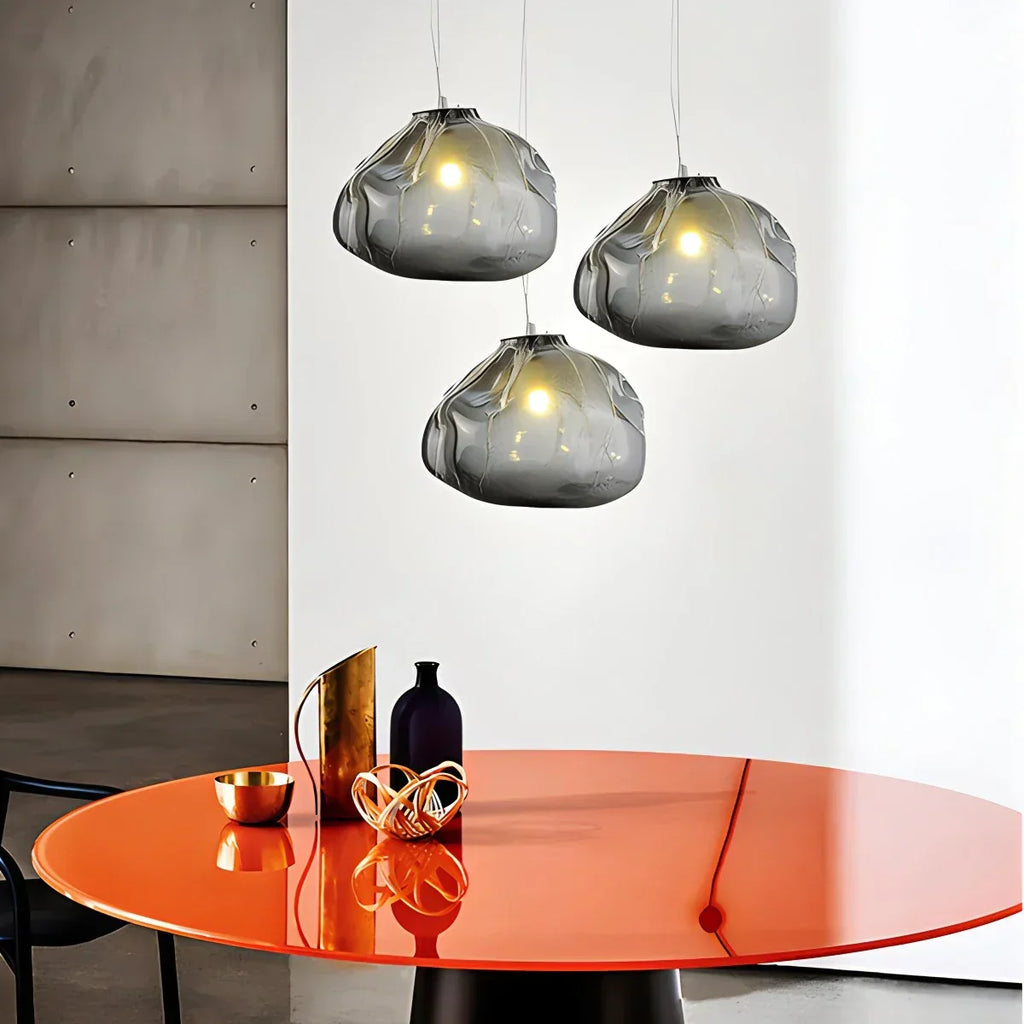 Luxuriöse Glas-Pendelleuchte in Wolkenform | Desfino