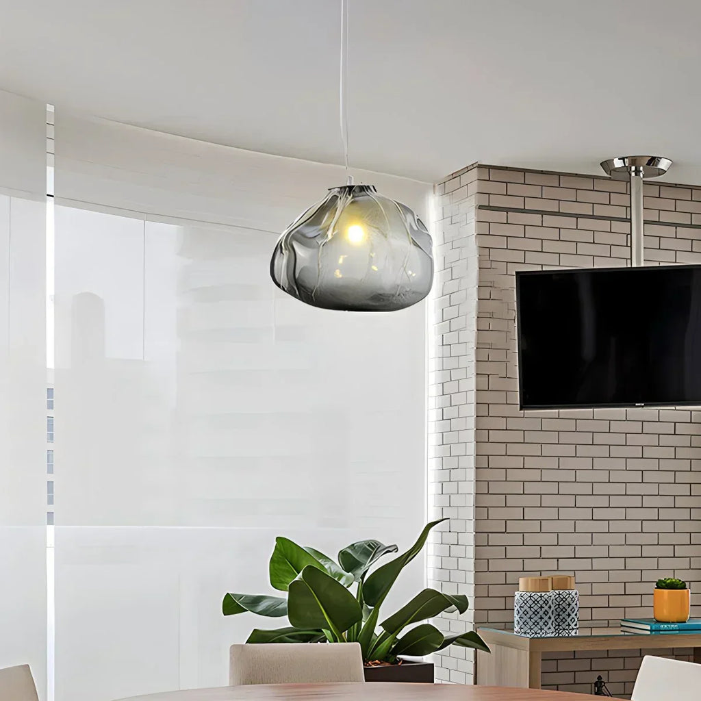 Luxuriöse Glas-Pendelleuchte in Wolkenform | Desfino