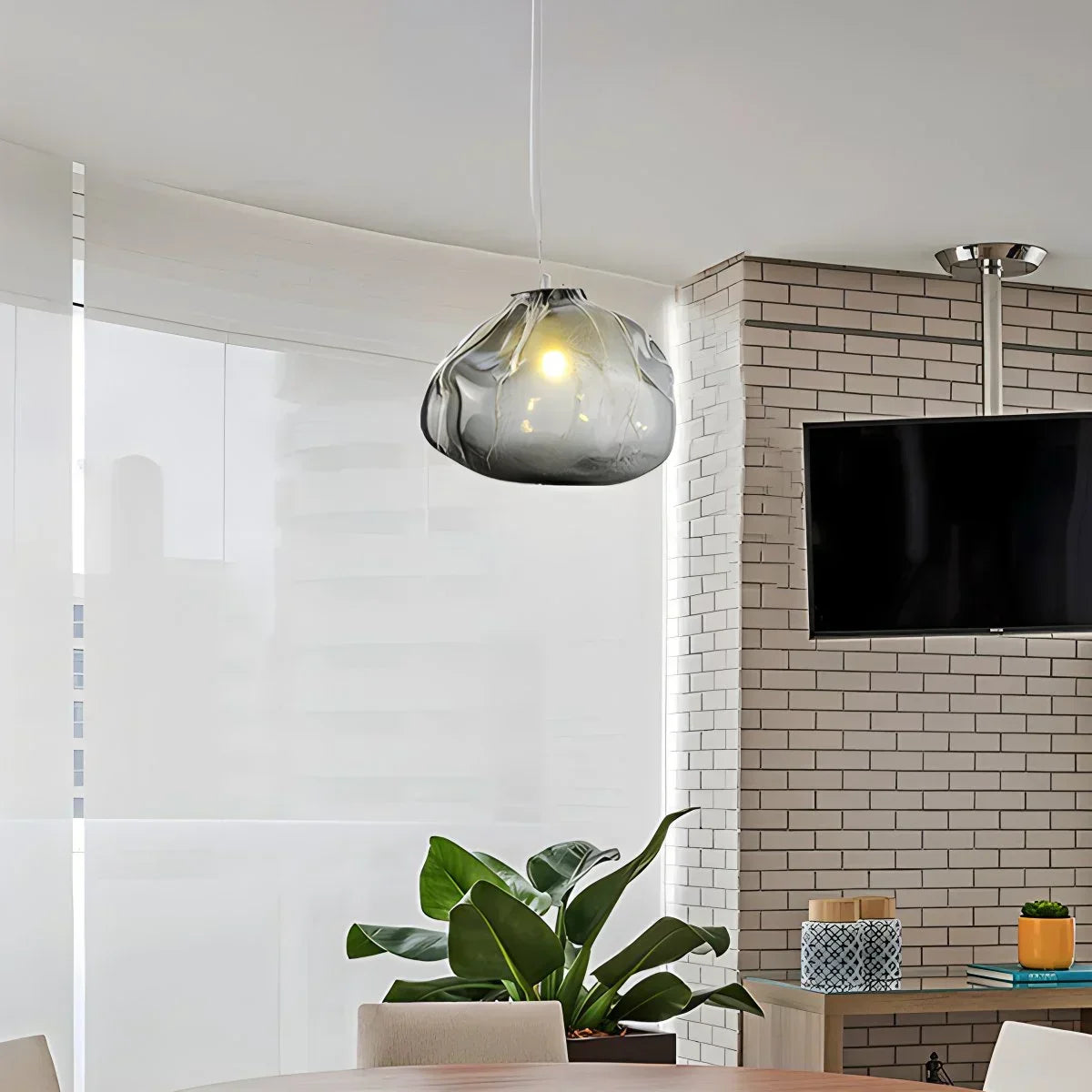 Luxuriöse Glas-Pendelleuchte in Wolkenform | Desfino