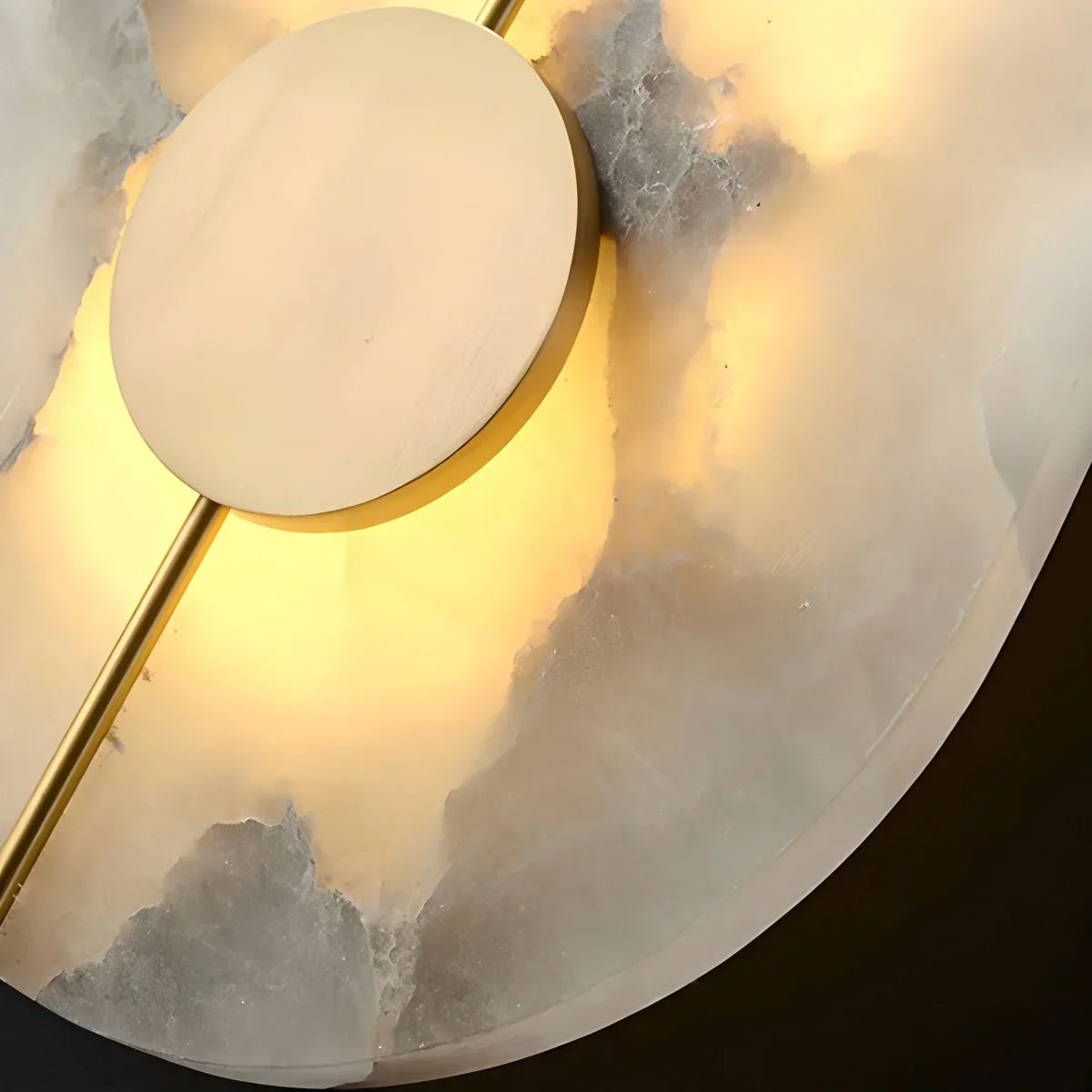 Light Luxury All Copper Spanish Alabaster Wall Light | Desfino